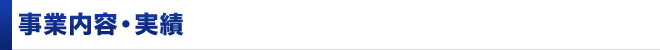 事業内容・実績